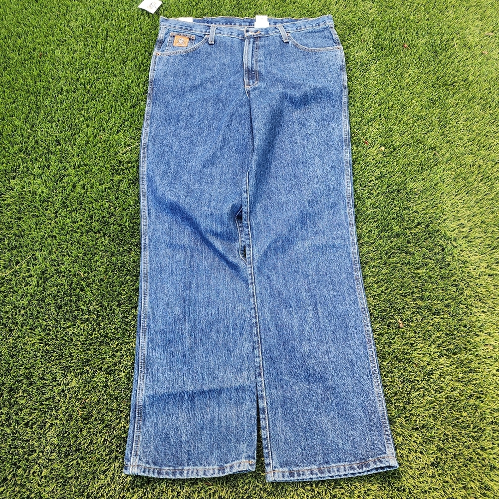 Cinch Jeans Mens Sz 38x34 Bronze Label Classic Blue Denim Cowboy Western Rodeo
